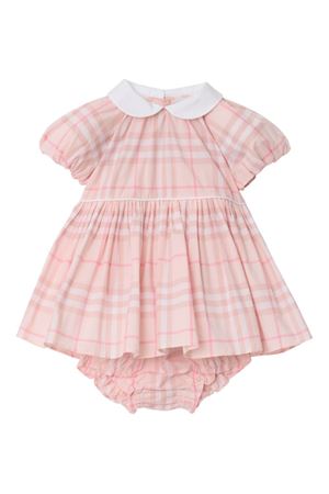 pink cotton dress BURBERRY KIDS | 8117519A2217